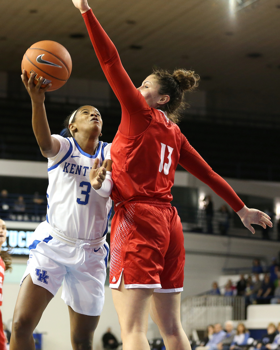 KeKe McKinney. 

UK beats to Sacred Heart University 71-43. 


Photo By Barry Westerman | UK Athletics