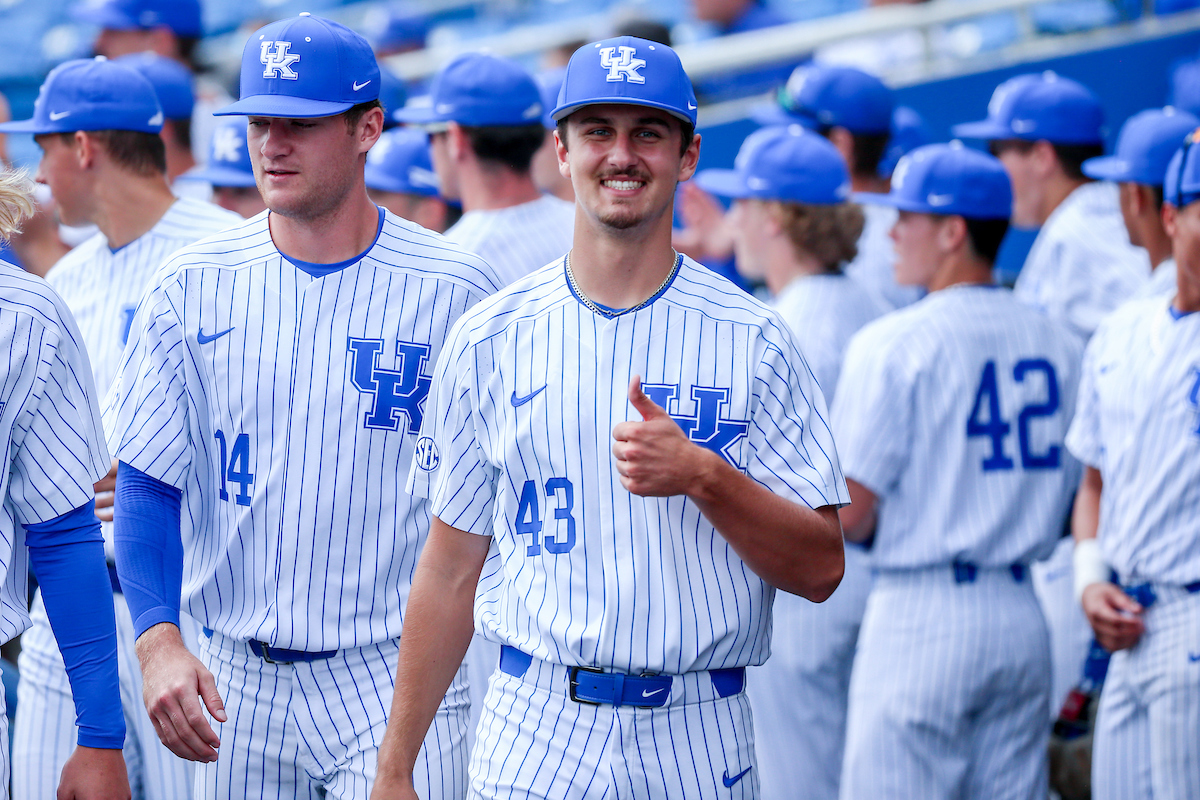 Jackson Nove.

Kentucky defeats Dayton 14 - 3.

Photo by Sarah Caputi | UK Athletics