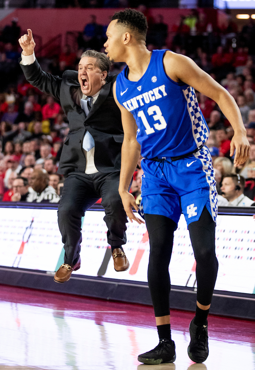 John Calipari.

Kentucky beat Georgia 69-49 at Stegeman Coliseum in Athens, Ga., on Tuesday, January 15, 2019.

Photo by Chet White | UK Athletics
