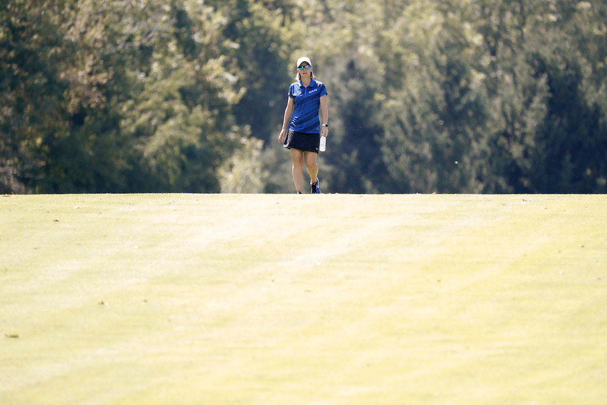 Golda Borst.

Women's golf practice.

Photo by Chet White | UK Athletics
