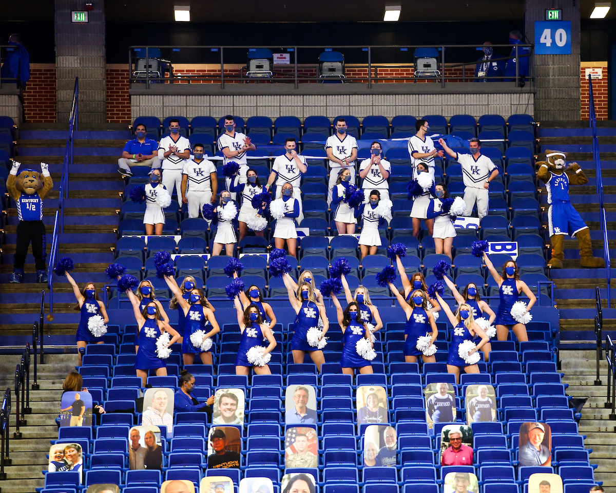 Cheer. Dance Team. 

Kentucky beats Alabama 81-68.

Photo by Eddie Justice | UK Athletics