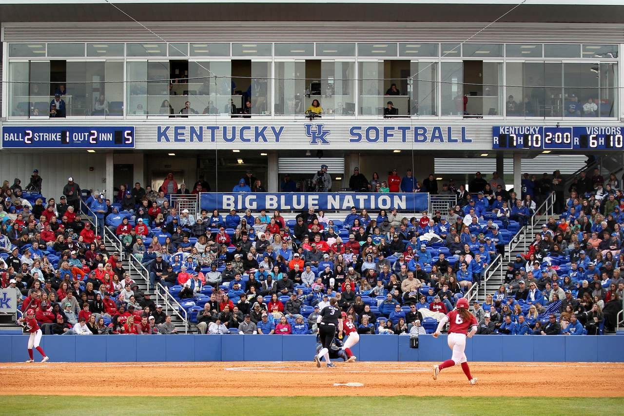 John Cropp Stadium.

The University of Kentucky softball team beat Alabama 11-6 on Saturday, March 31st, 2018, at John Cropp Stadium in Lexington, Ky.

Photo by Quinn Foster I UK Athletics