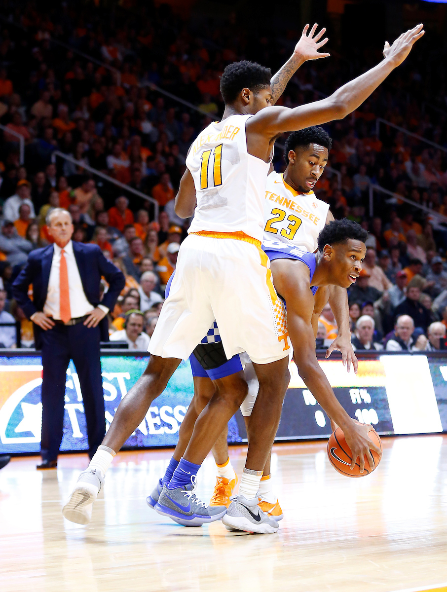 Shai Gilgeous-Alexander.

The University of Kentucky men's basketball team falls to Tennessee 76-65 on Saturday, January 6, 2018, at Thompson-Boling Arena in Knoxville, TN.

Photo by Chet White | UK Athletics