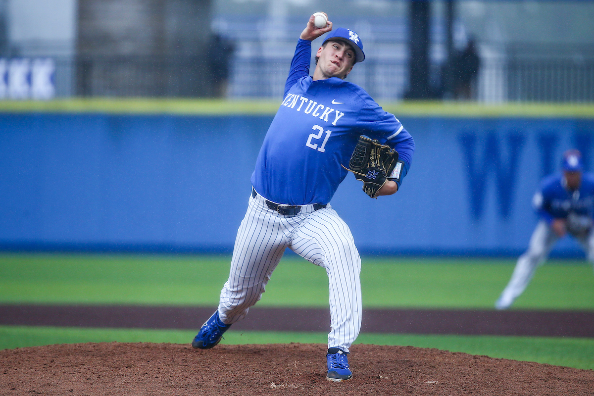 Wyatt Hudepohl.

Kentucky loses to Tennessee 7-2.

Photo by Sarah Caputi | UK Athletics