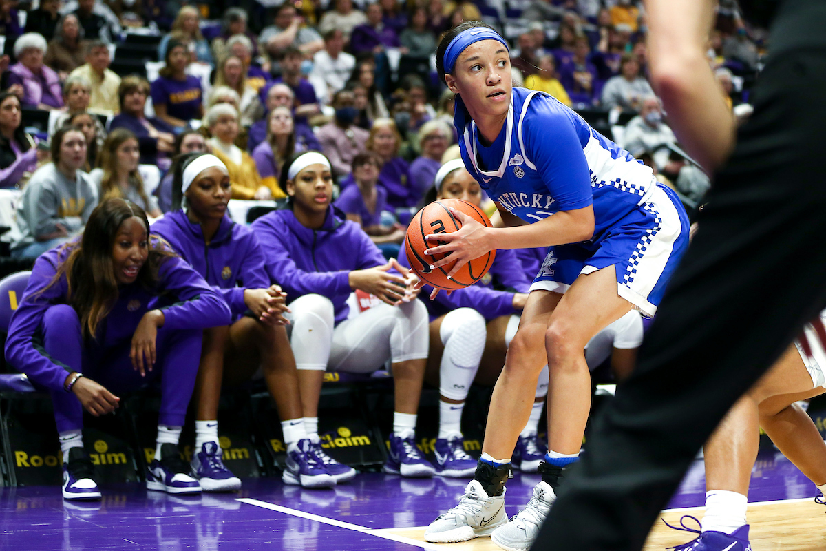Jada Walker.

Kentucky loses to LSU 78-69.

Photo by Grace Bradley | UK Athletics