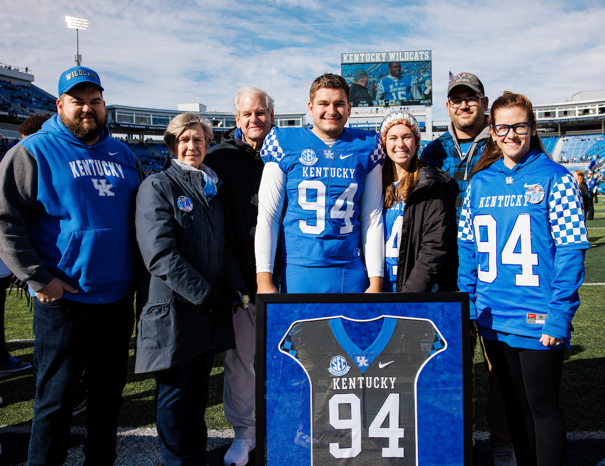 Colin Goodfellow

Kentucky beats New Mexico State 56-16.

Photo by Jacob Noger | UK Athletics