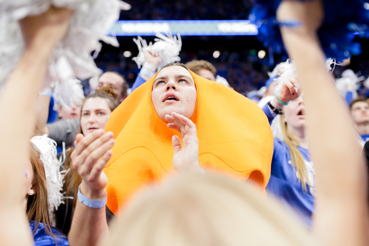 Fans.


The UK men's basketball team beat Kansas 71-63 at Rupp Arena on Saturday, January 26, 2019.

Photo by Isaac Janssen | UK Athletics