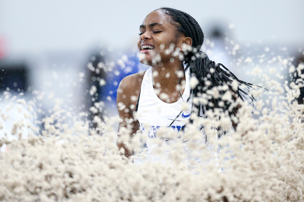 Anthaya Charlton.

Jim Green Track Invitational.

Photo by Grace Bradley | UK Athletics