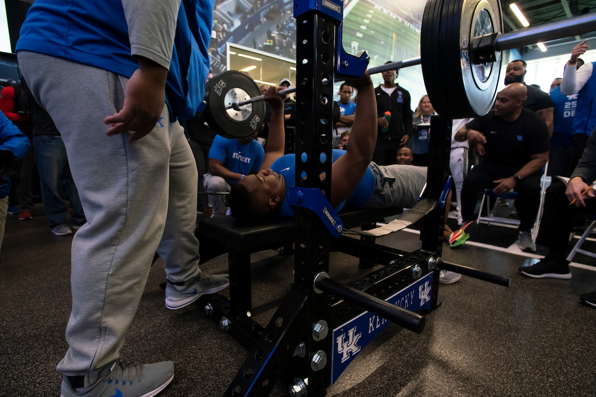 Bunchy Stallings.

Pro Day for UK Football.

Photo by Jacob Noger | UK Athletics