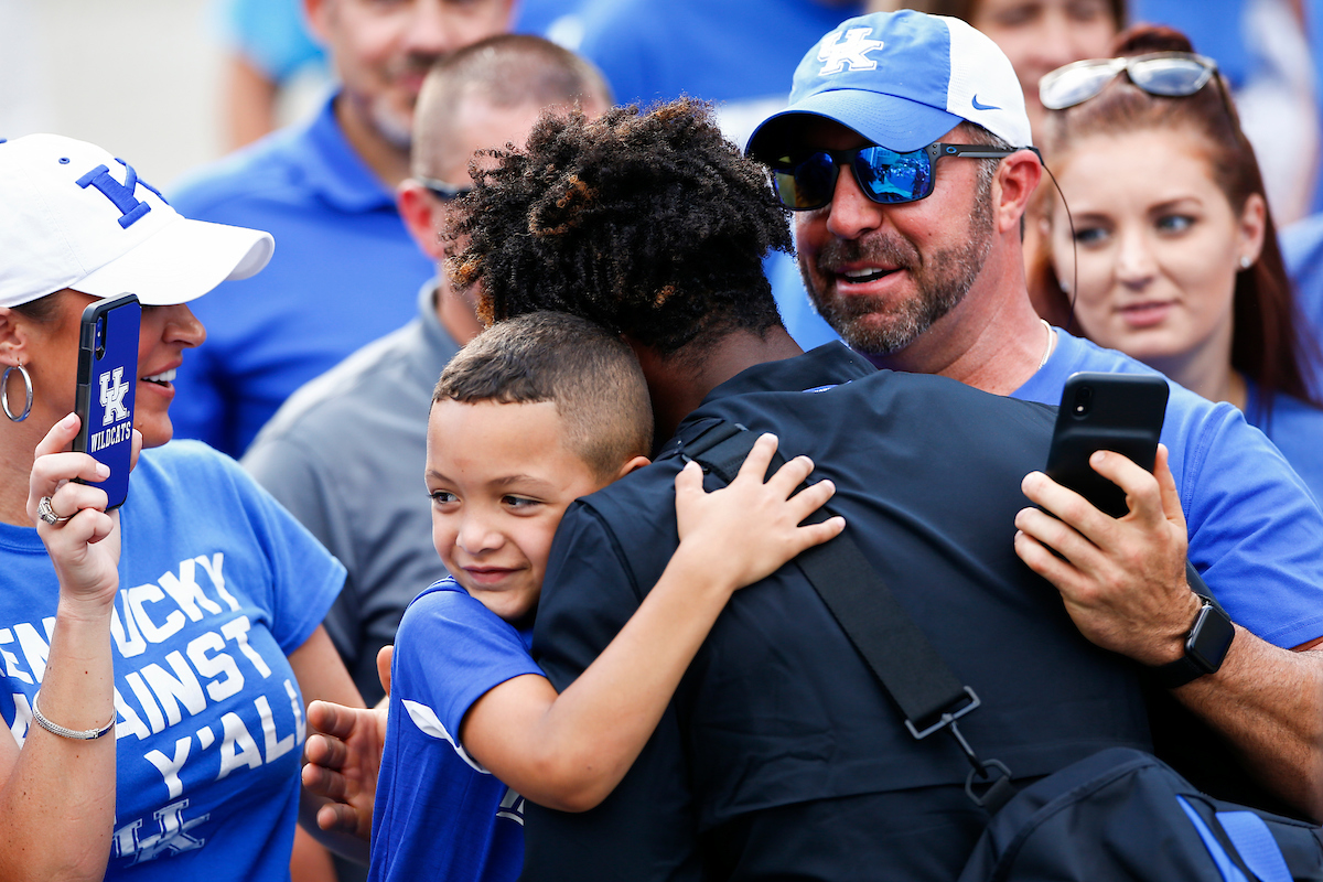Fans.

UK beat EMU 38-17.

Photo by Chet White | UK Athletics