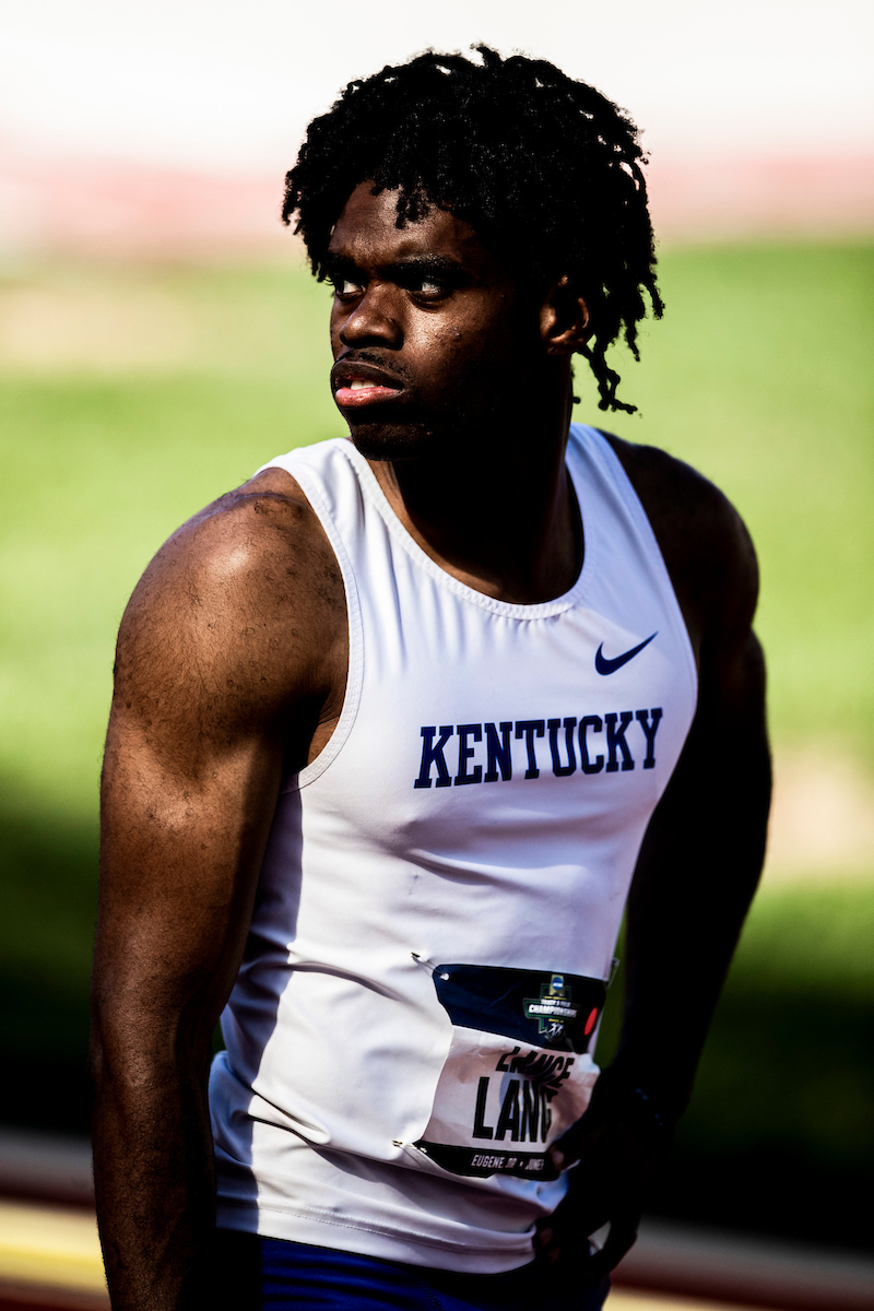 Lance Lang.

Day one. NCAA Track and Field Outdoor Championships.

Photo by Chet White | UK Athletics