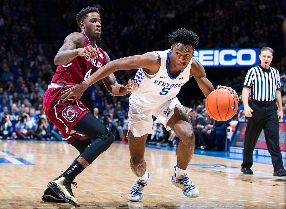 Ashton Hagans.

The University of Kentucky men's basketball team beats South Carolina 76-48.

Photo by Chet White| UK Athletics
