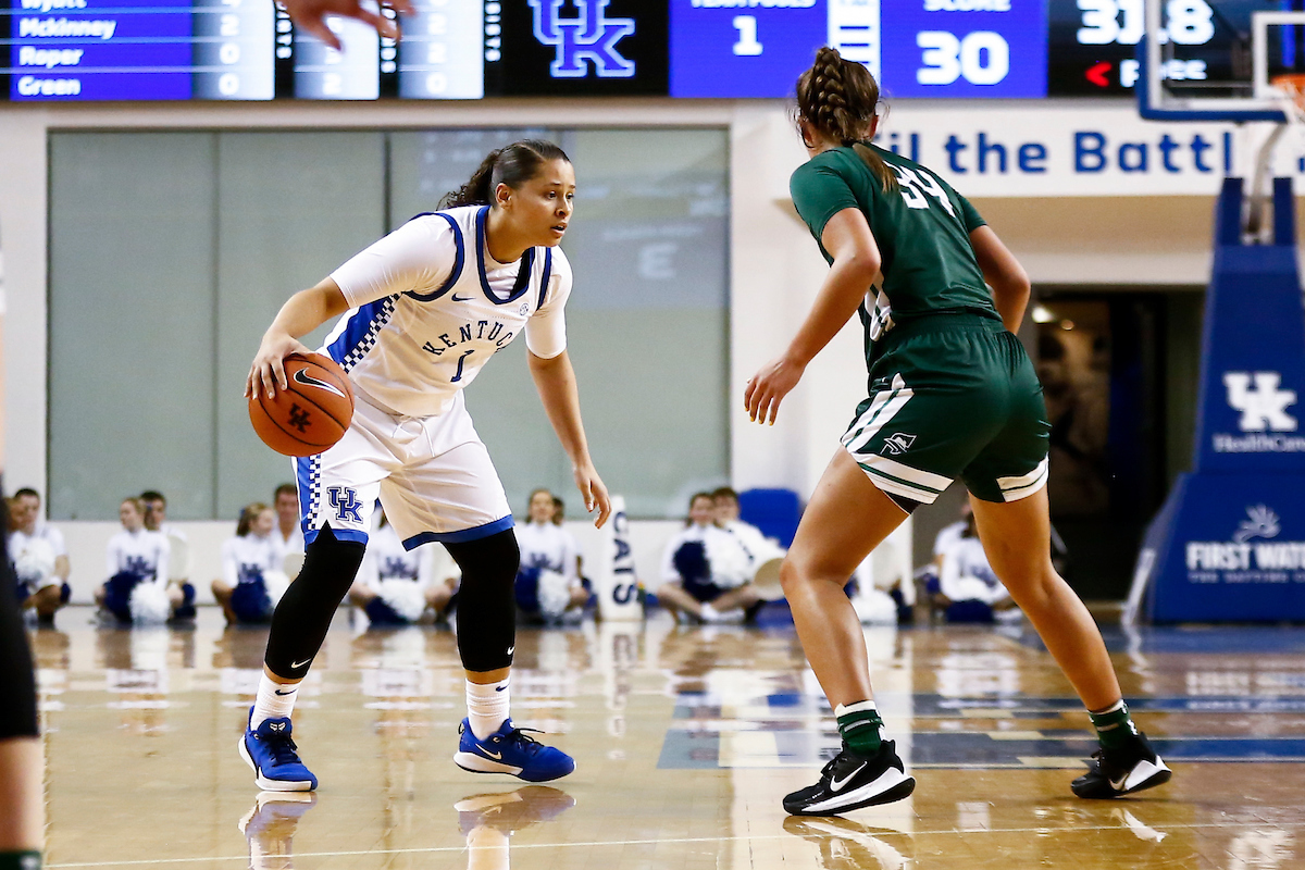 Sabrina Haines.

Kentucky beats Stetson 67-48,

Photo by Grace Bradley | UK Athletics
