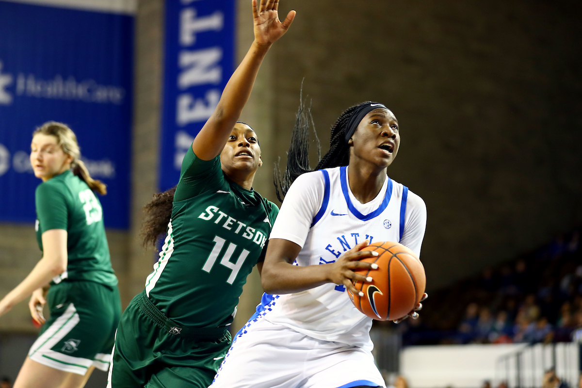 Rhyne Howard

Kentucky beats Stetson 67-48. 

Photo by Britney Howard | Staff