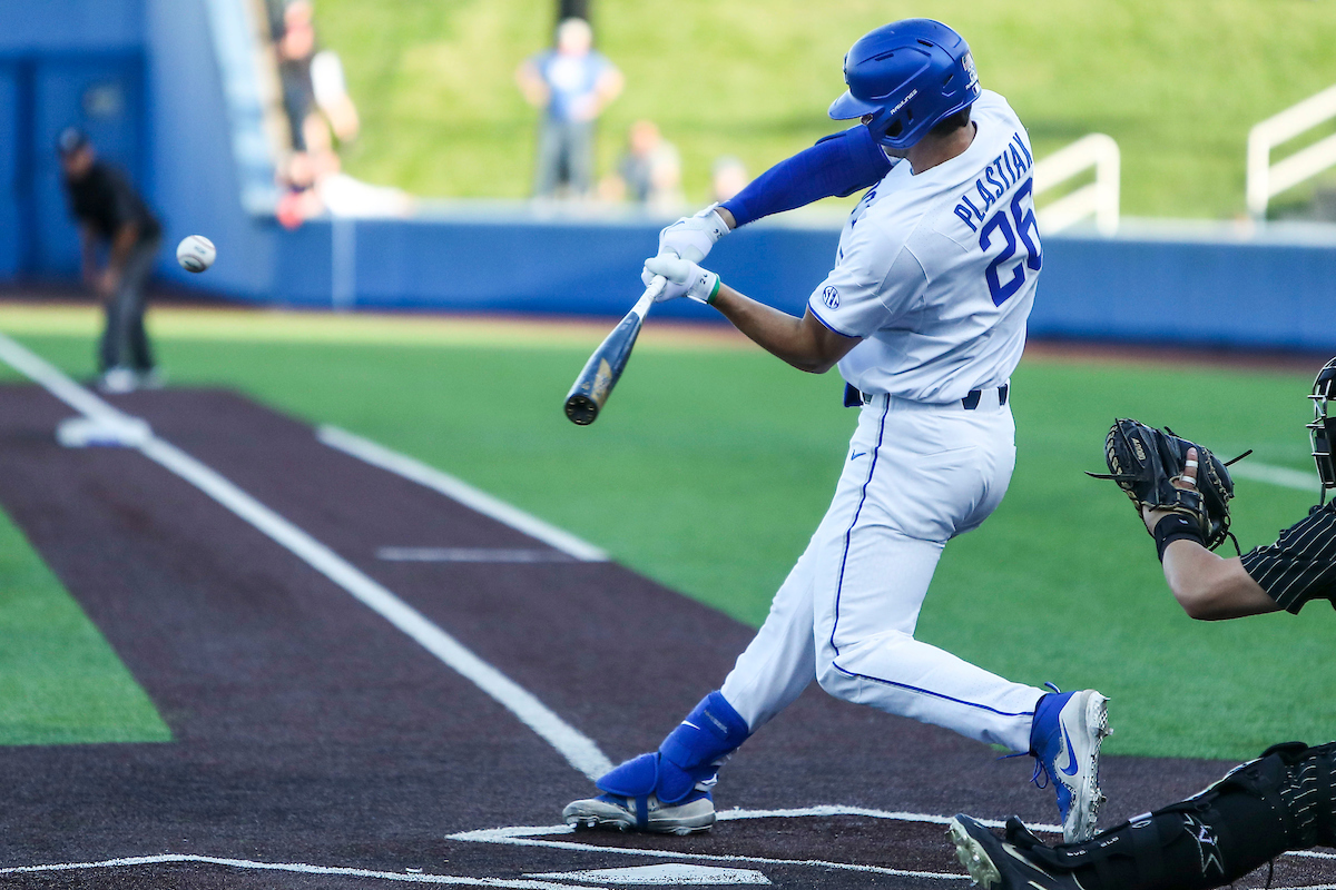 Jacob Plastiak.

Kentucky loses to Vanderbilt 0-8.

Photo by Sarah Caputi | UK Athletics