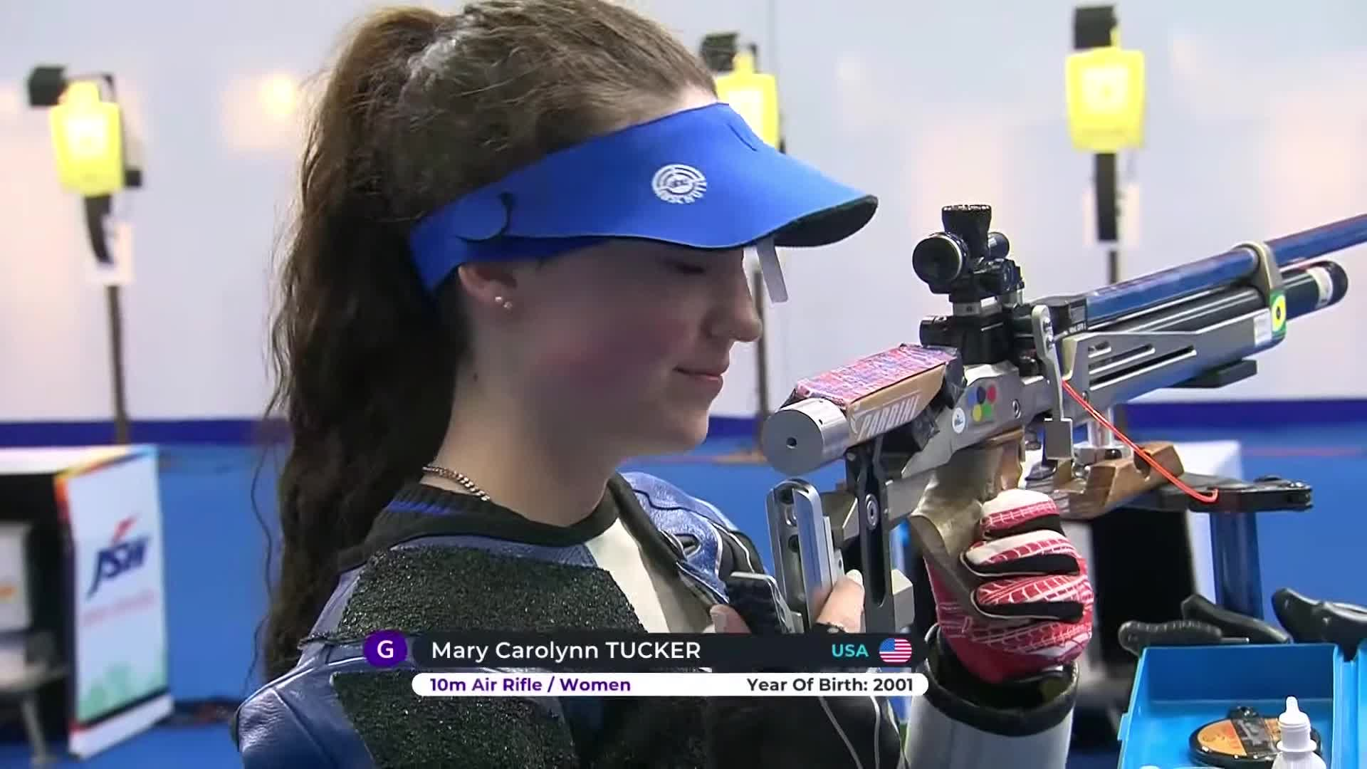 RIFLE: Mary Tucker wins ISSF World Cup 10M Air Rifle Championship