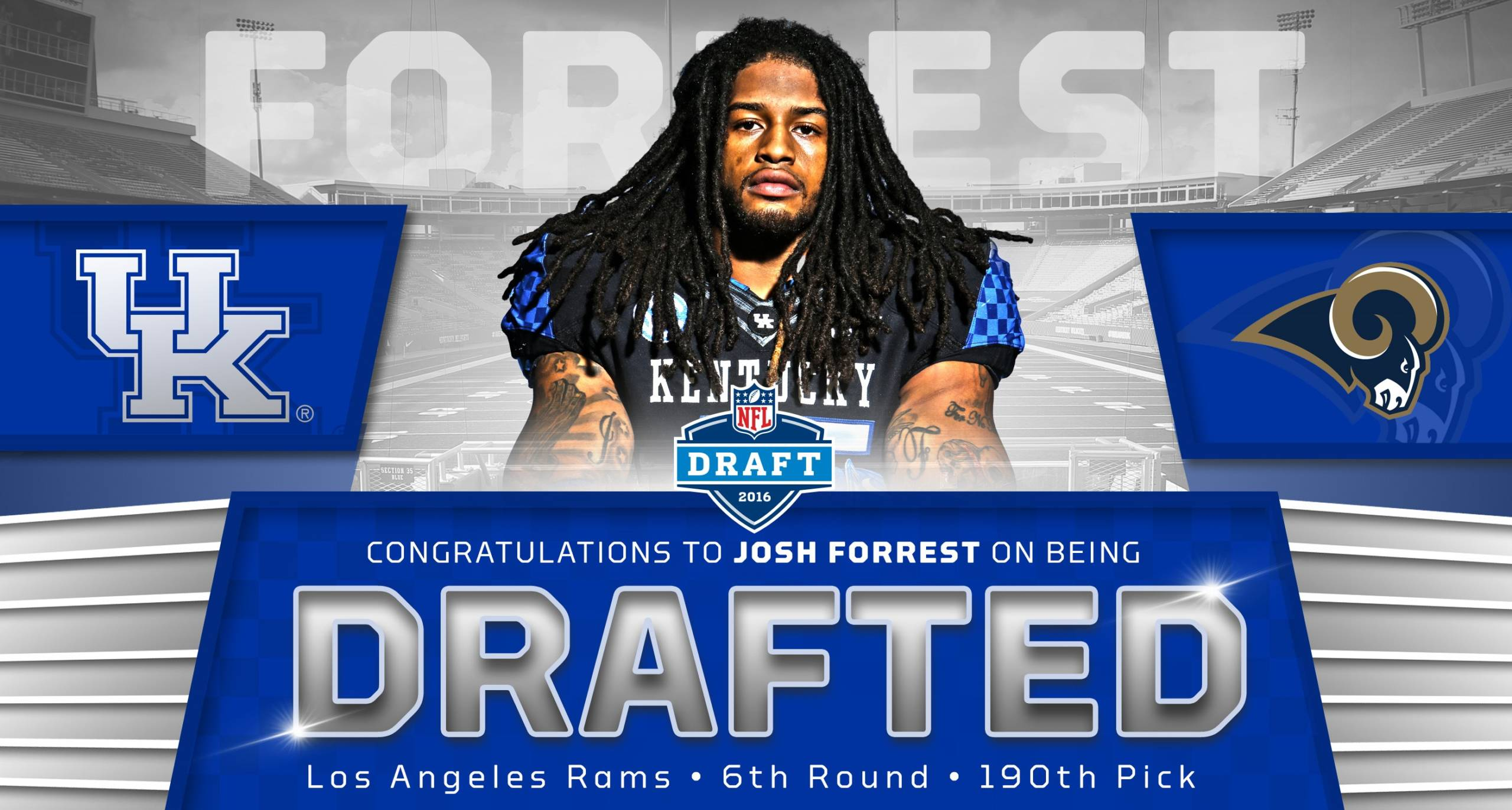 Forrest Drafted by Los Angeles Rams