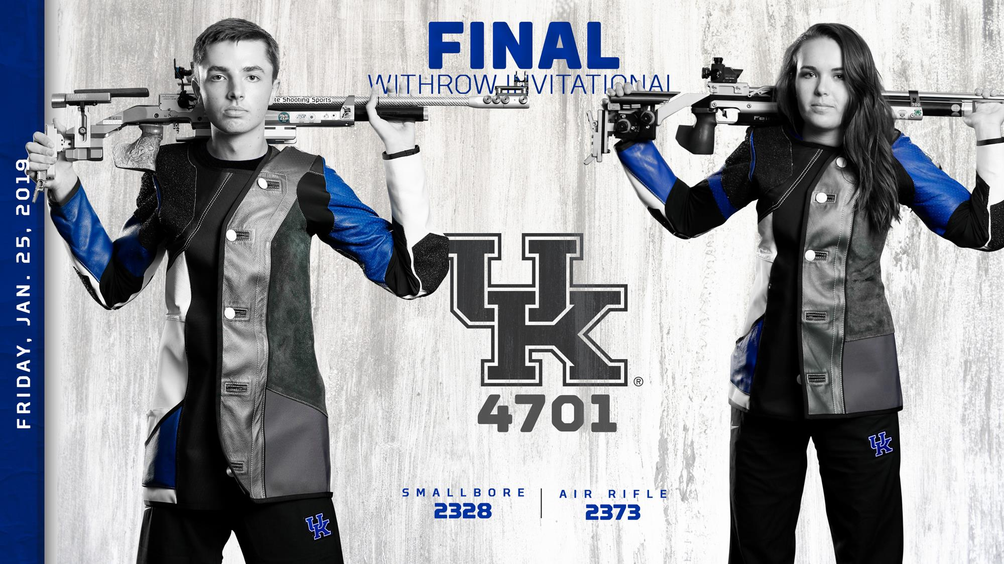 UK Rifle Fires 4701 at Withrow Invitational