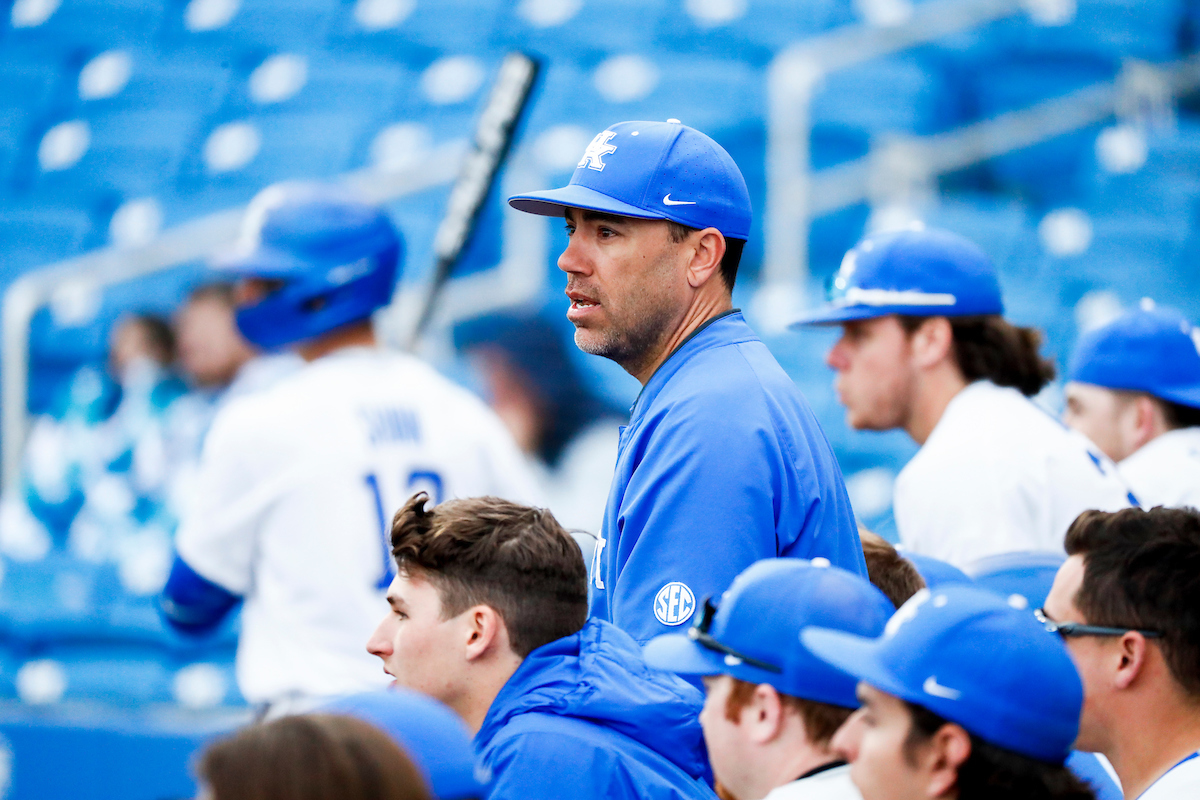 Nick Mingione.

Kentucky beat SIU-Edwardsville 6-4 at Kentucky Proud Park.

Photo by Chet White | UK Athletics