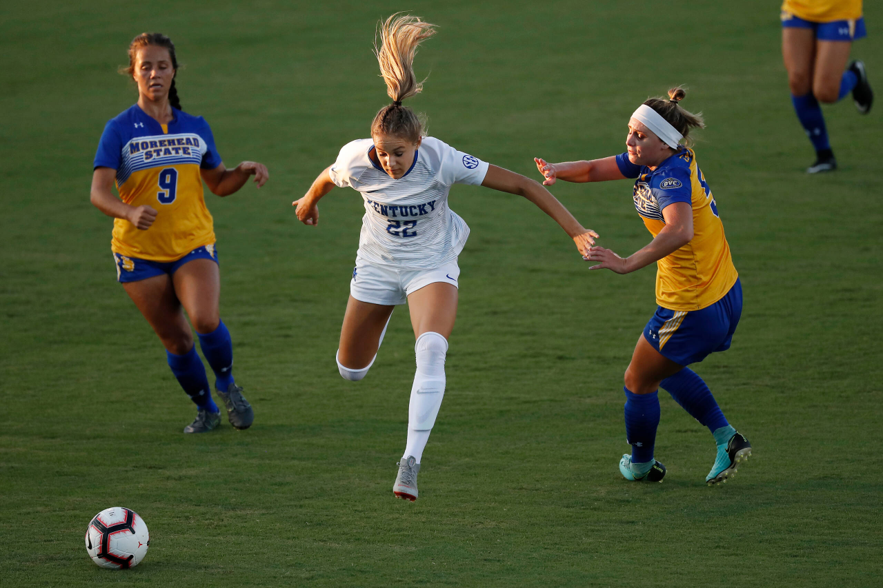Abby Steiner.

The Kentucky women's soccer team beat Morehead State 2-1.

Photo by Chet White | UK Athletics
