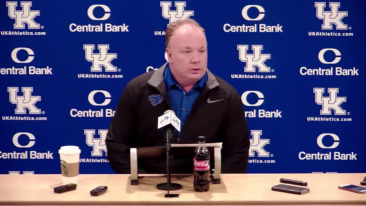 Coach Stoops Pre-Georgia