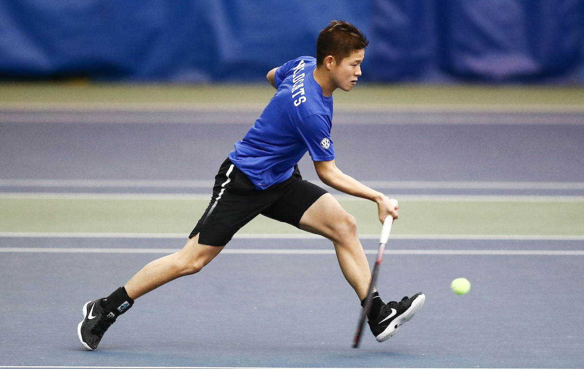 KENTO YAMADA.

The University of Kentucky men's tennis team host IUPUI. 


Photo by Elliott Hess | UK Athletics