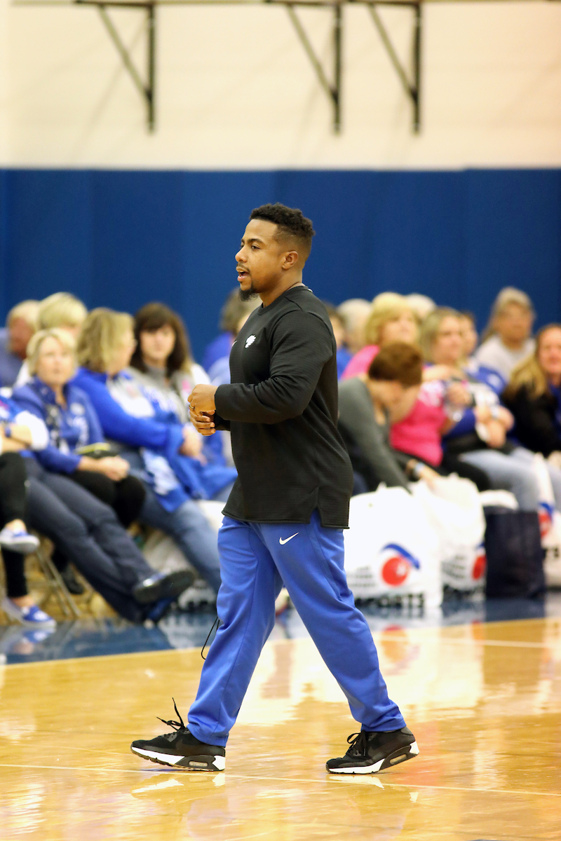 Robert Harris.

UK MBB hosts 2018 women's clinic at the Joe Craft Center in Lexington, KY,

Photo by Quinn Foster