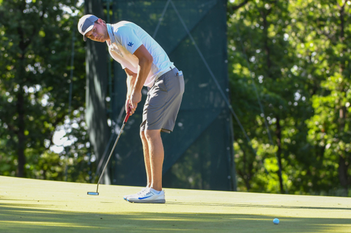 Max Mehles at the 2018 NCAA Men's Golf National Championship.