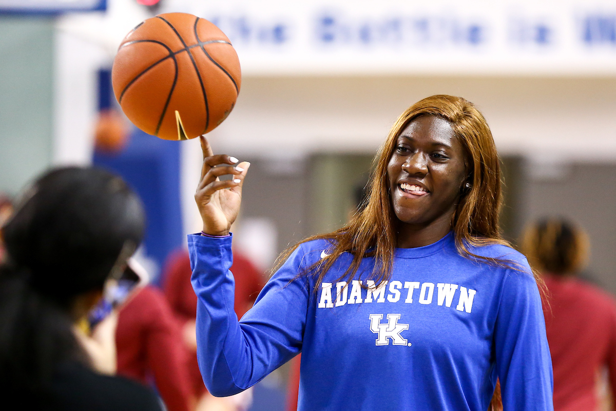 Rhyne Howard. 

Kentucky beat Alabama 66 - 62. 

Photo by Eddie Justice | UK Athletics