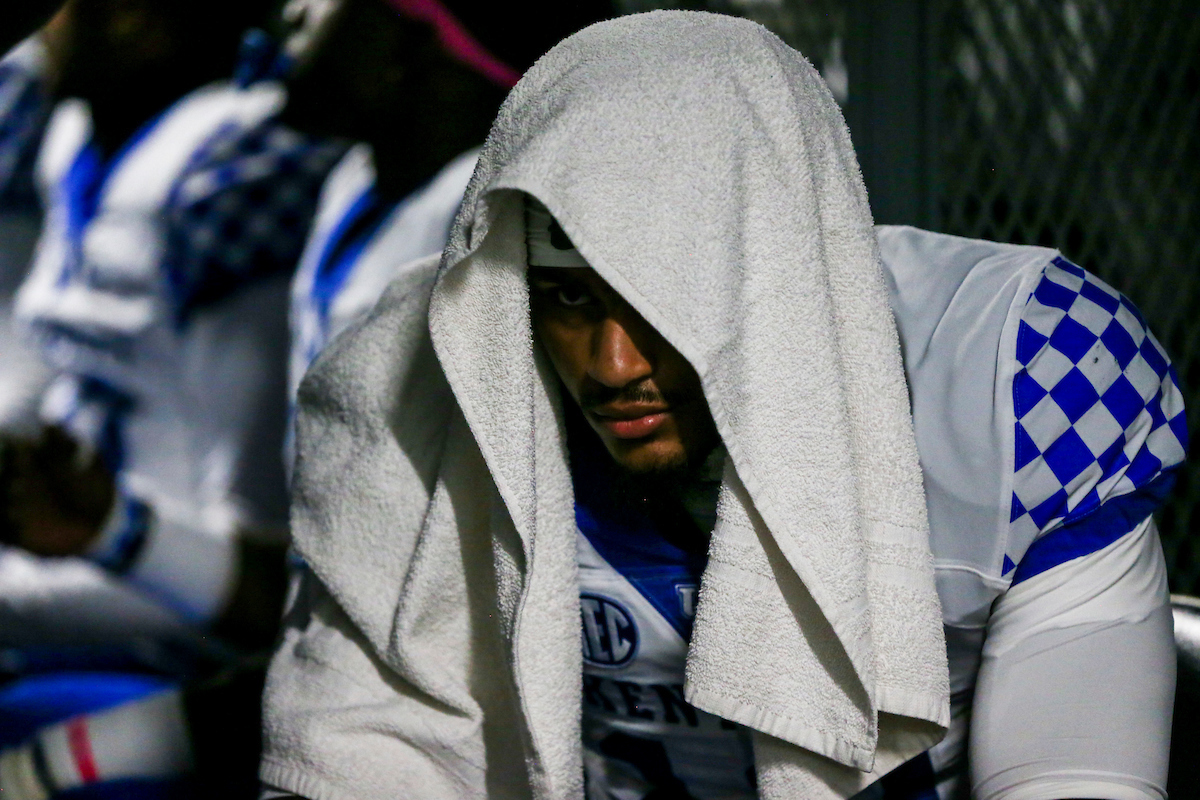 AJ Rose.

Kentucky falls to Georgia 21-0.

Photo by Chet White | UK Athletics