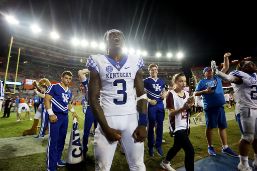 The Football team defeats Florida 27-16 on Saturday, September 9, 2018. 

Photo by Britney Howard | UK Athletics