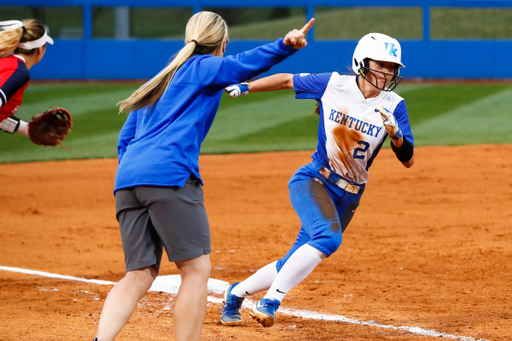 Kristin Himes. Bailey Vick.

Softball beats Ole Miss 11-4.

Photo by Chet White | UK Athletics