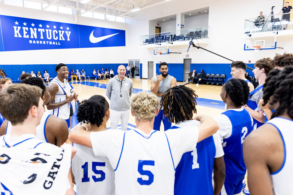 Karl-Anthony Towns at MBB Practice Photo Gallery