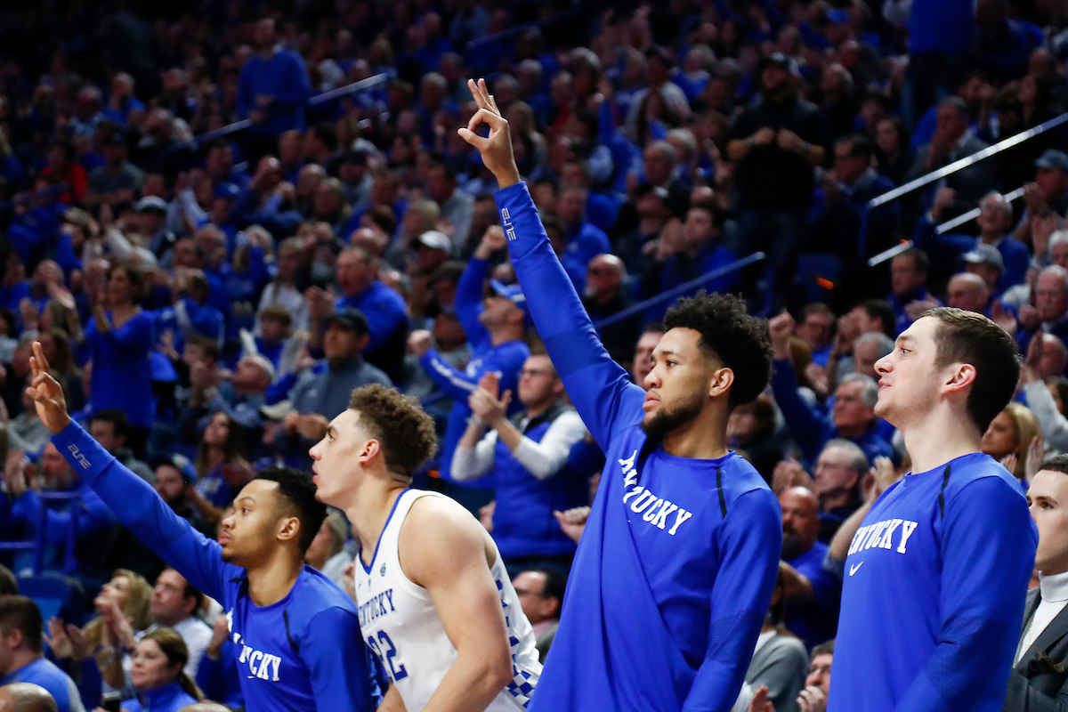 EJ Montgomery.

The UK men's basketball team beat Kansas 71-63 at Rupp Arena on Saturday, January 26, 2019.

Photo by Chet White| UK Athletics