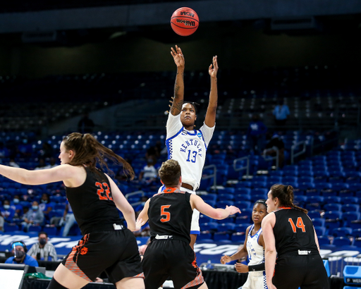 Jazmine Massengill. 

Kentucky defeats Idaho State 71-63 during the First Round of the 2021 NCAA Tournament. 

Photo by Eddie Justice | UK Athletics