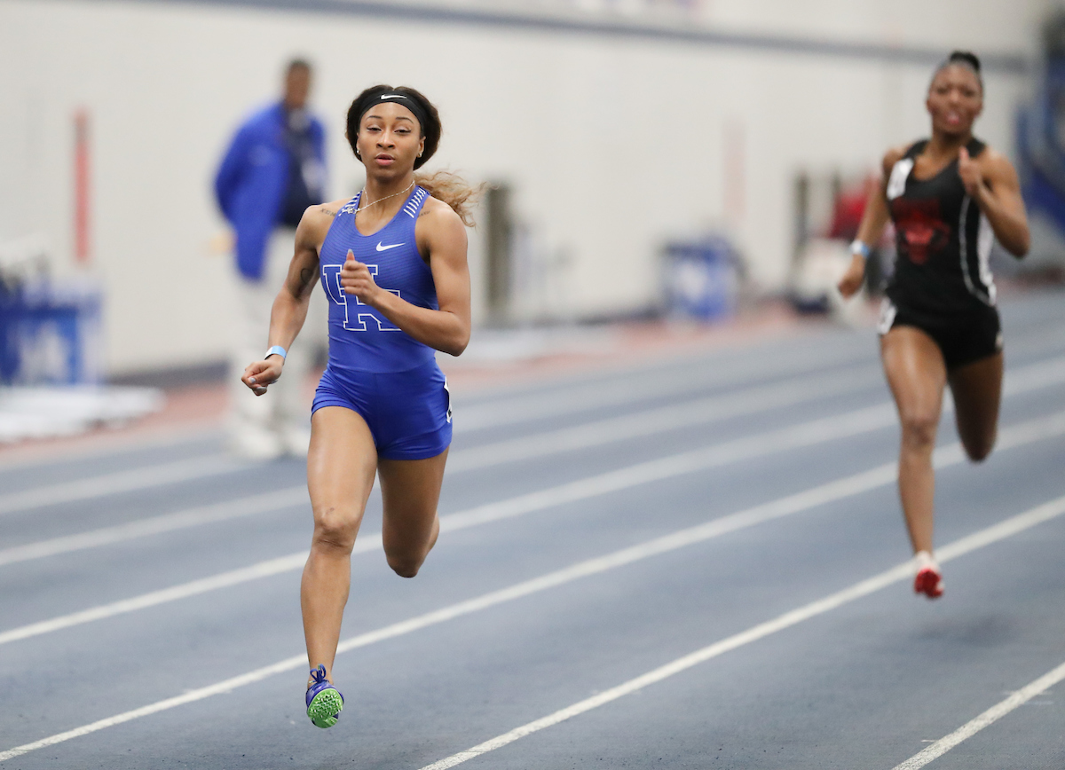 Faith Ross.

The University of Kentucky Track and Field Team hosts the Kentucky Invitational on Saturday, January 13, 2018 at Nutter Field House. 

Photo by Elliott Hess | UK Athletics