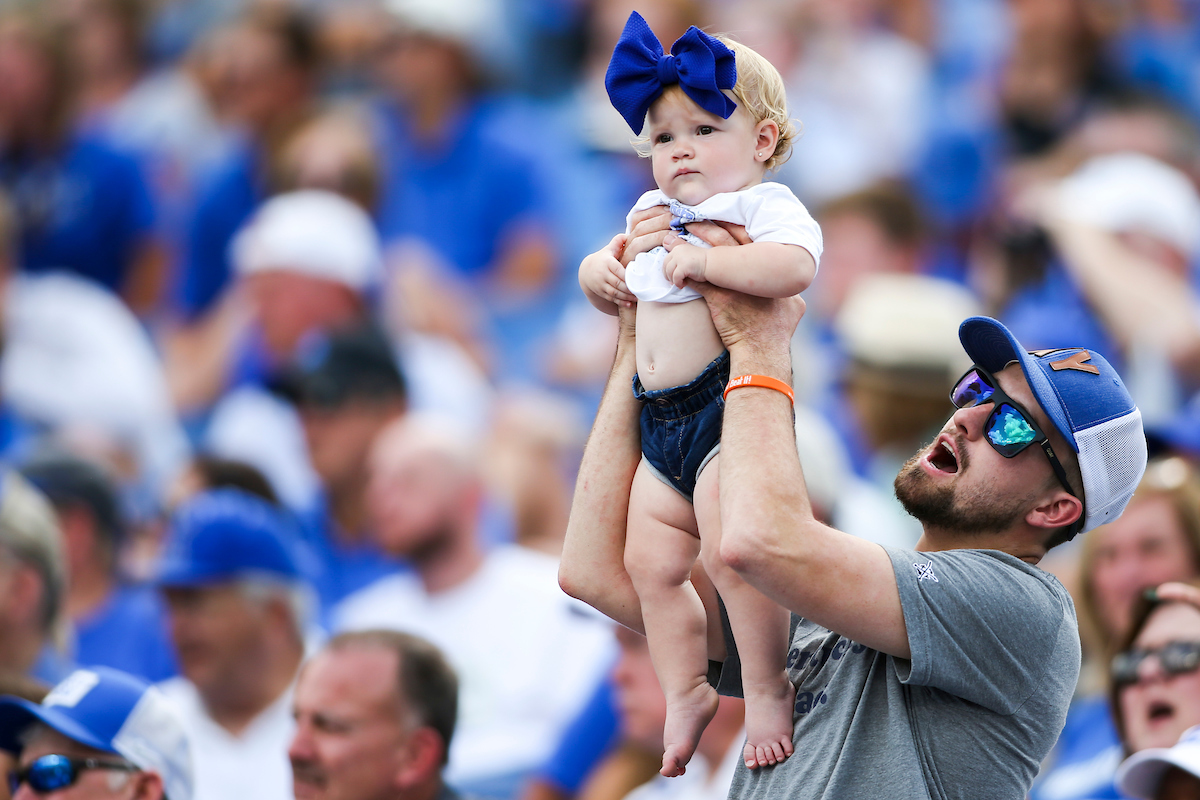 Fan.

Kentucky beats UTC 28-23.

Photo by Grace Bradley | UK Athletics