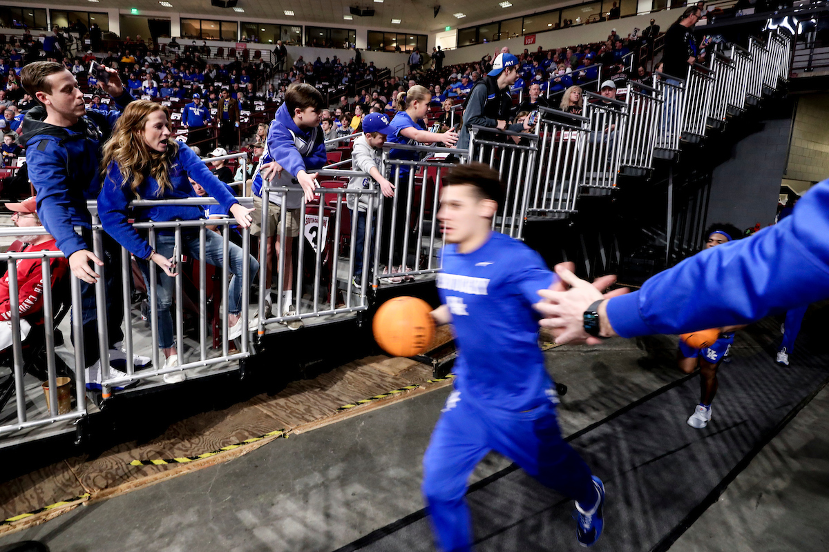 Kellan Grady. Fans.

Kentucky beat South Carolina 86-76.

Photos by Chet White | UK Athletics