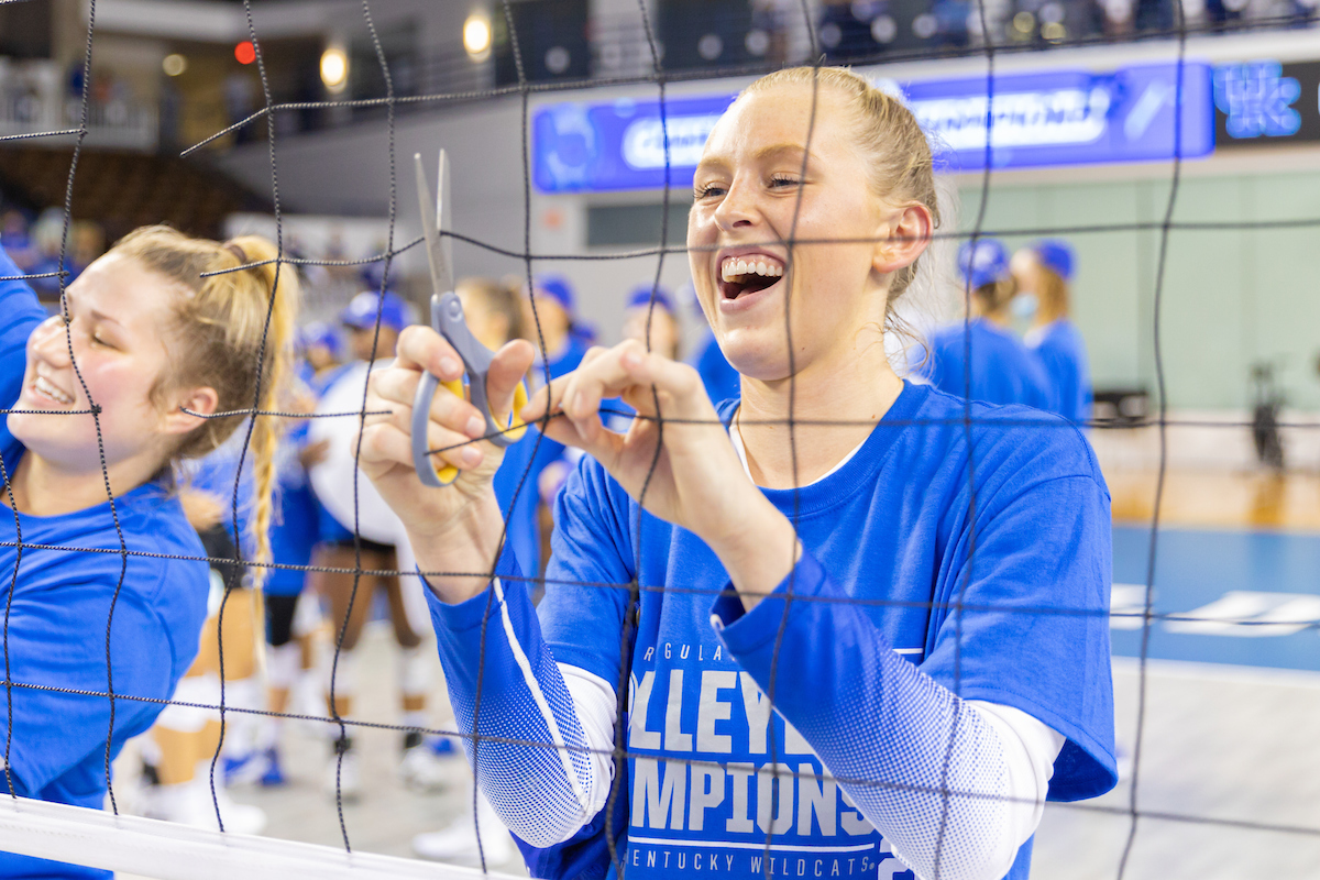 Alli Stumler.

Kentucky sweeps Alabama 3 - 0 and wins SEC Championship

Photo by Grant Lee | UK Athletics