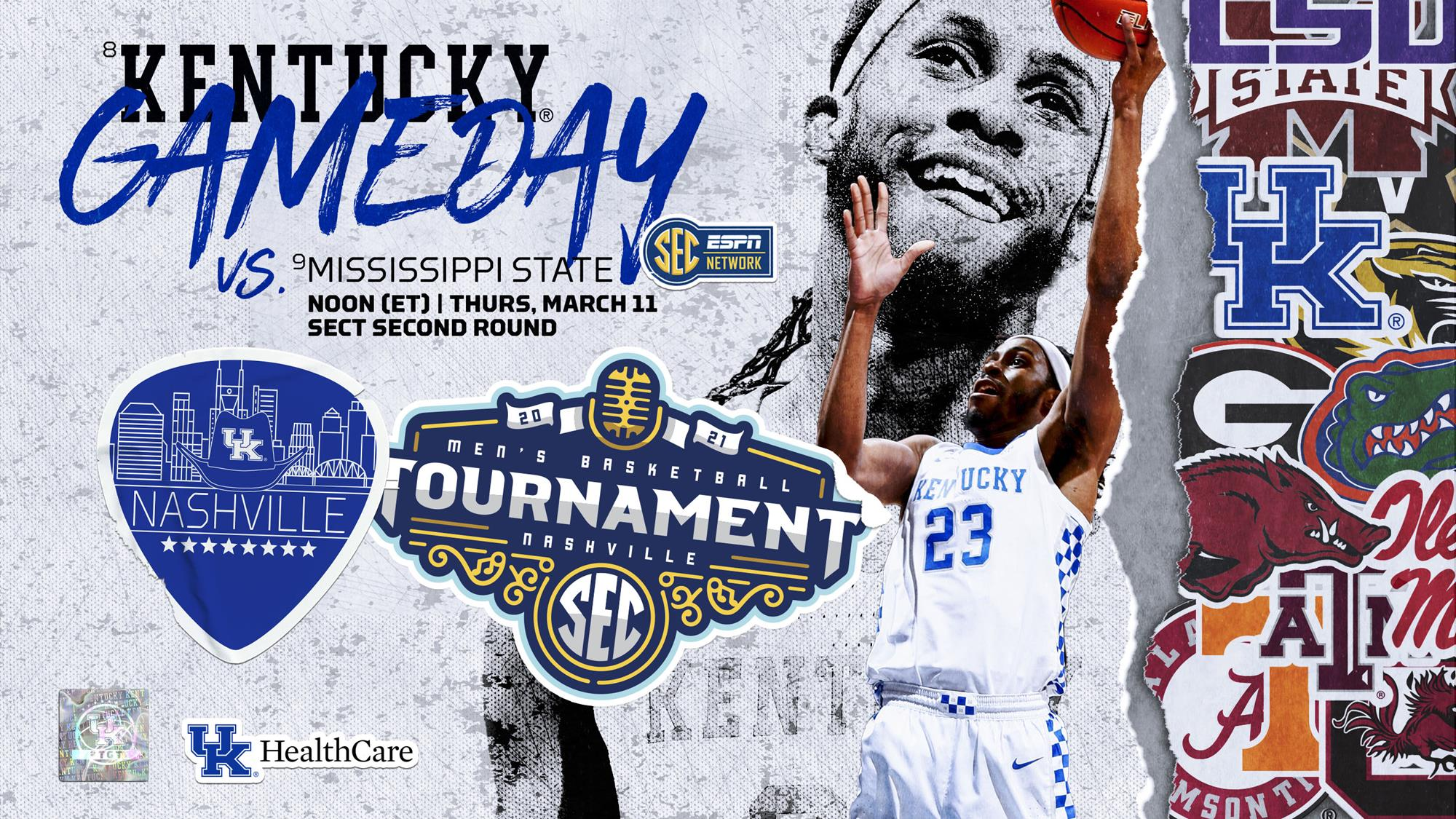 Kentucky Set to Face Mississippi State in Nashville
