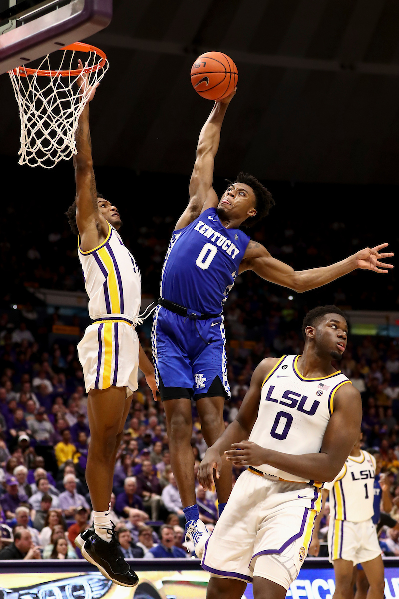 Ashton Hagans.

Kentucky beat LSU 79-76.

Photo by Chet White | UK Athletics