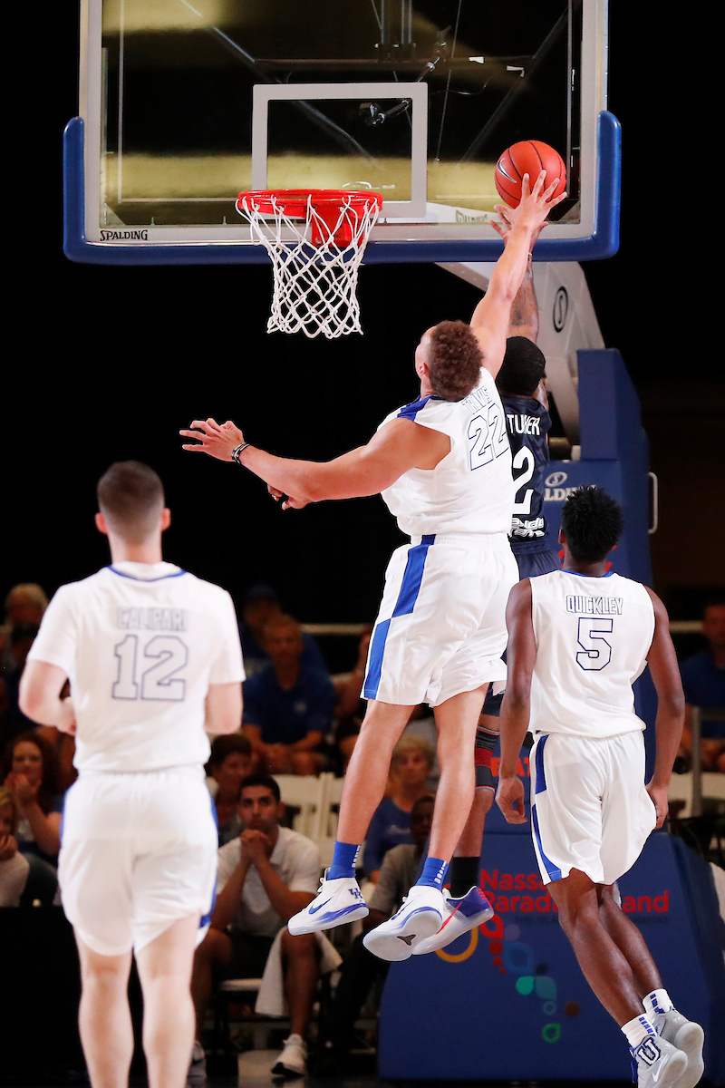 Reid Travis.

The University of Kentucky men's basketball team beat San Lorenzo de Almagro 91-68 at the Atlantis Imperial Arena in Paradise Island, Bahamas, on Thursday, August 9, 2018.

Photo by Chet White | UK Athletics