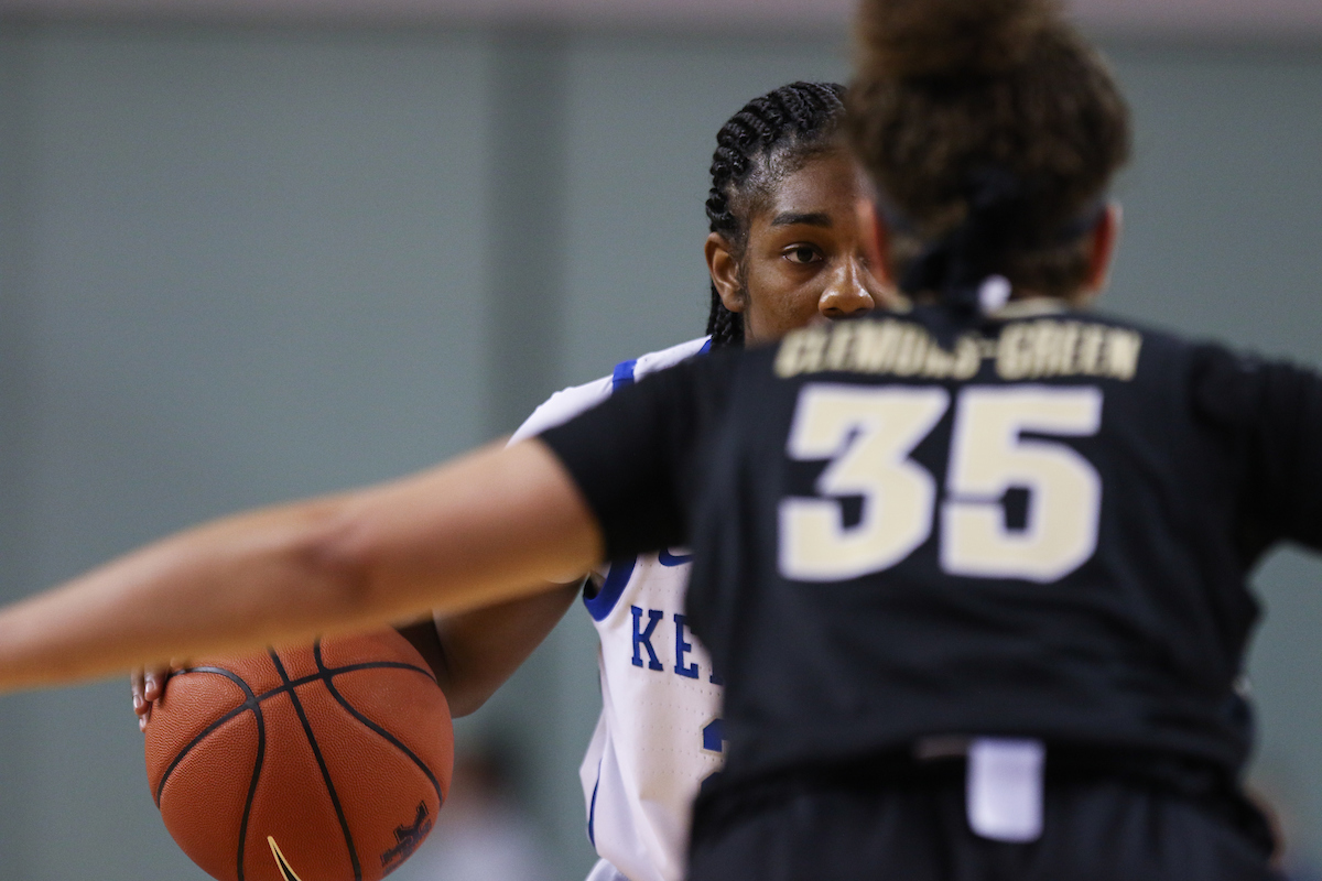 Taylor Murray. 

Kentucky women's basketball beat Vandy, 77-55.

Photo by Eddie Justice | UK Athletics