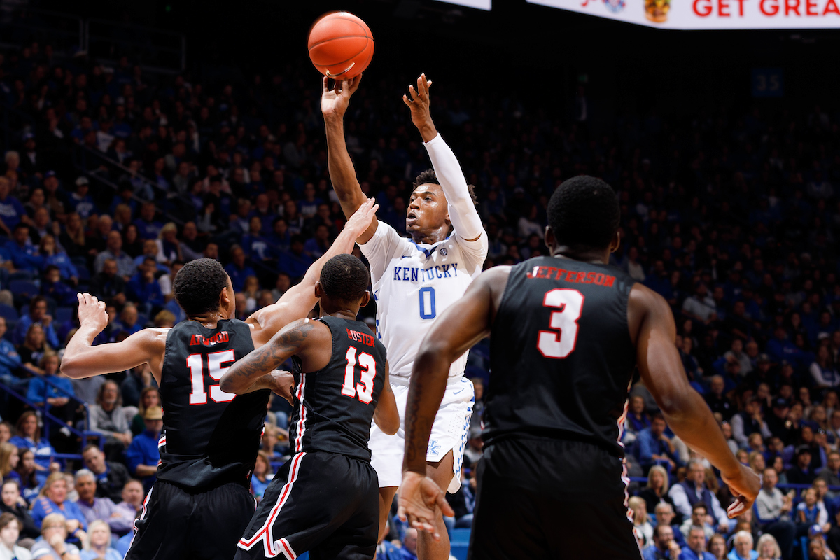 Ashton Hagans.

Kentucky beat Lamar 81-56.


Photo by Elliott Hess | UK Athletics