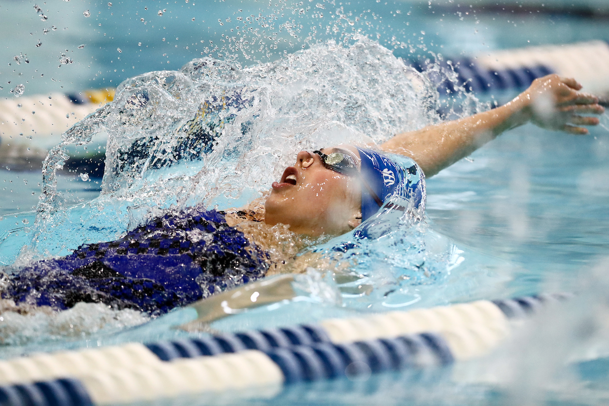 The UK men's and women's swim and drive teams beat Louisville on Senior Day at the Lancaster Aquatic Center on Saturday, January 26, 2019.

Photo by Elliott Hess | UK Athletics