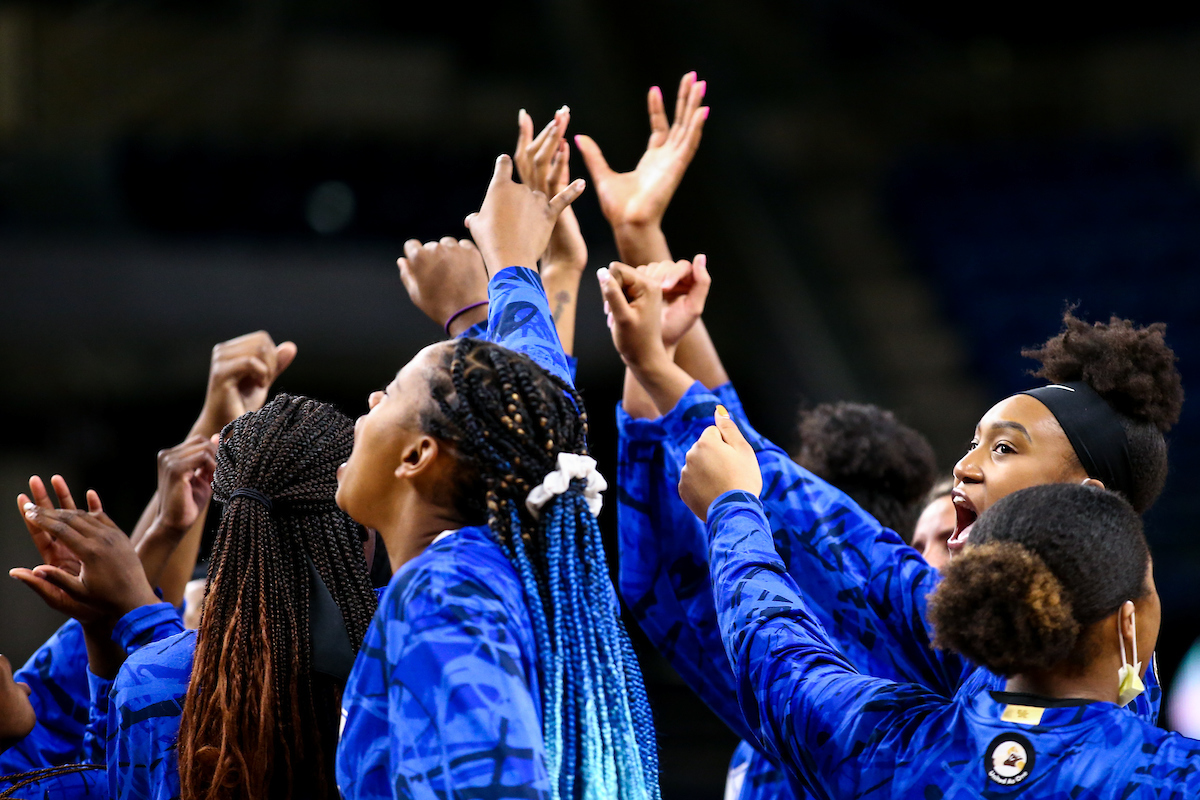 Huddle.  

Kentucky loses to DePaul 86-82.

Photo by Eddie Justice | UK Athletics