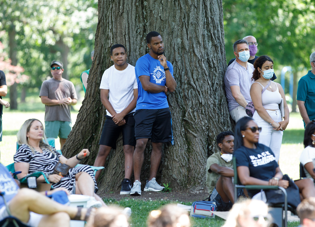 Walk Forward rally on June 13, 2020. Photo by Mark Cornelison | UKphoto