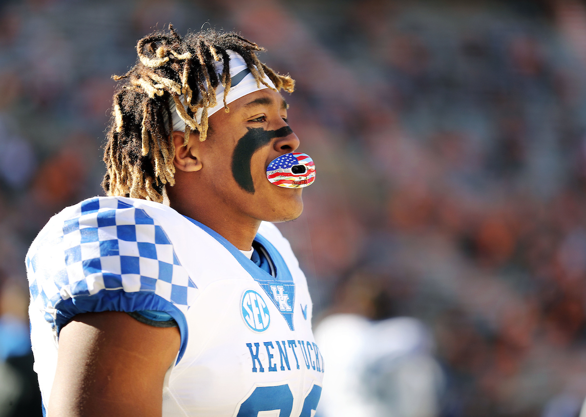 Benny Snell

Football falls to Tennessee 24-7.

Photo by Britney Howard  | UK Athletics