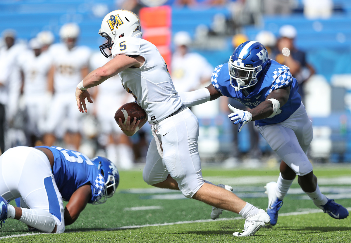 UK football beats Murray State 48-10.


Photo by Elliott Hess | UK Athletics