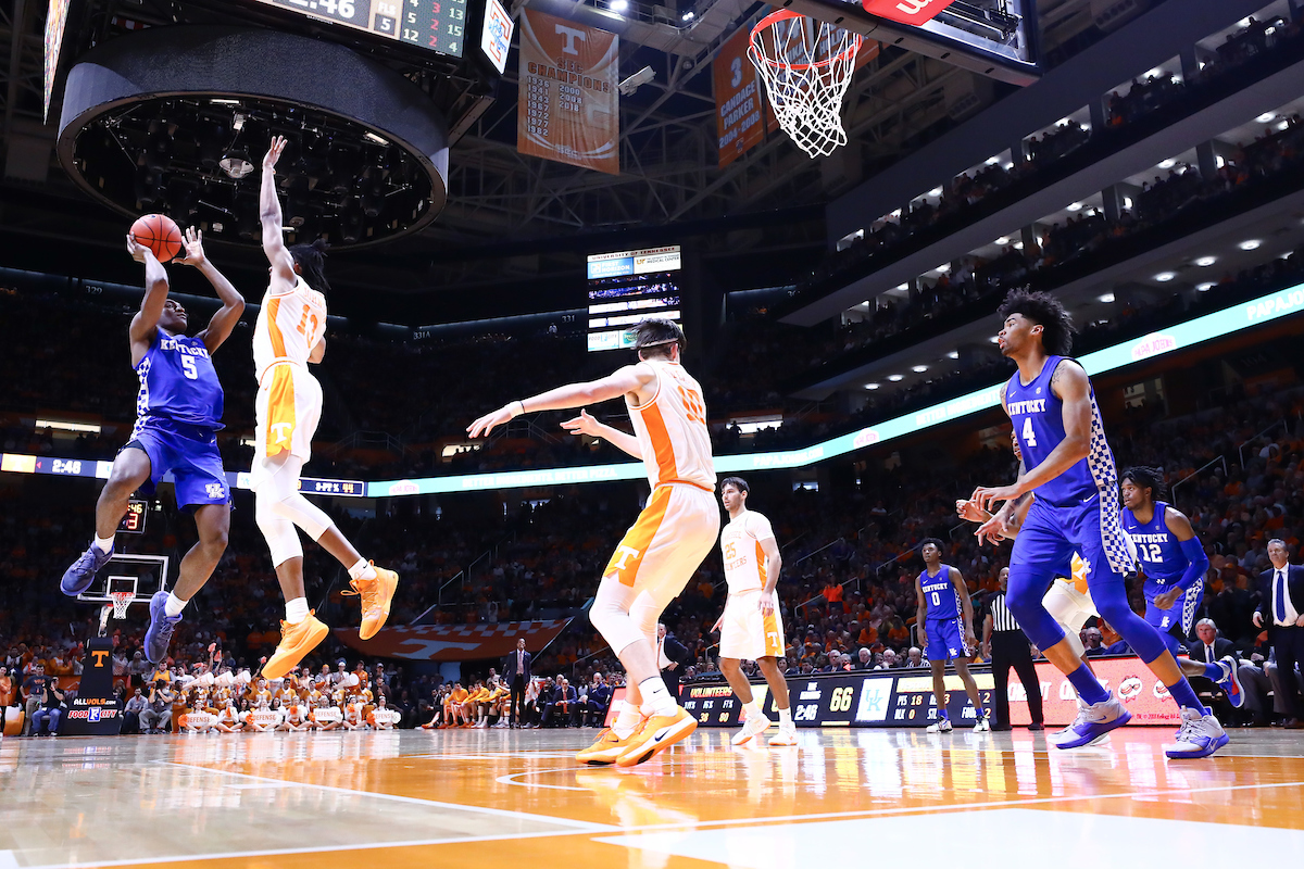Immanuel Quickley.

Kentucky beat Tennessee, 77-64.

Photo by Elliott Hess | UK Athletics
